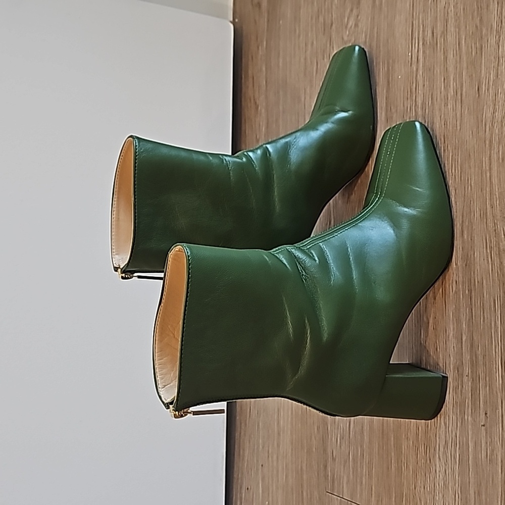 Dear Frances, Cube Boot,Forest Green, Size 37